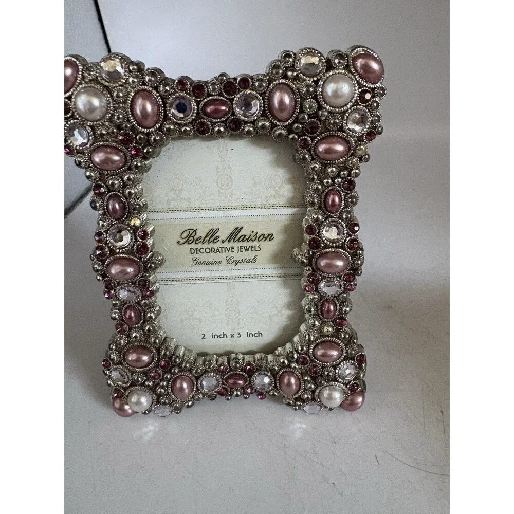 New Belle Maison Decorative Jewels Genuine Crystal Mini Picture Frame 2